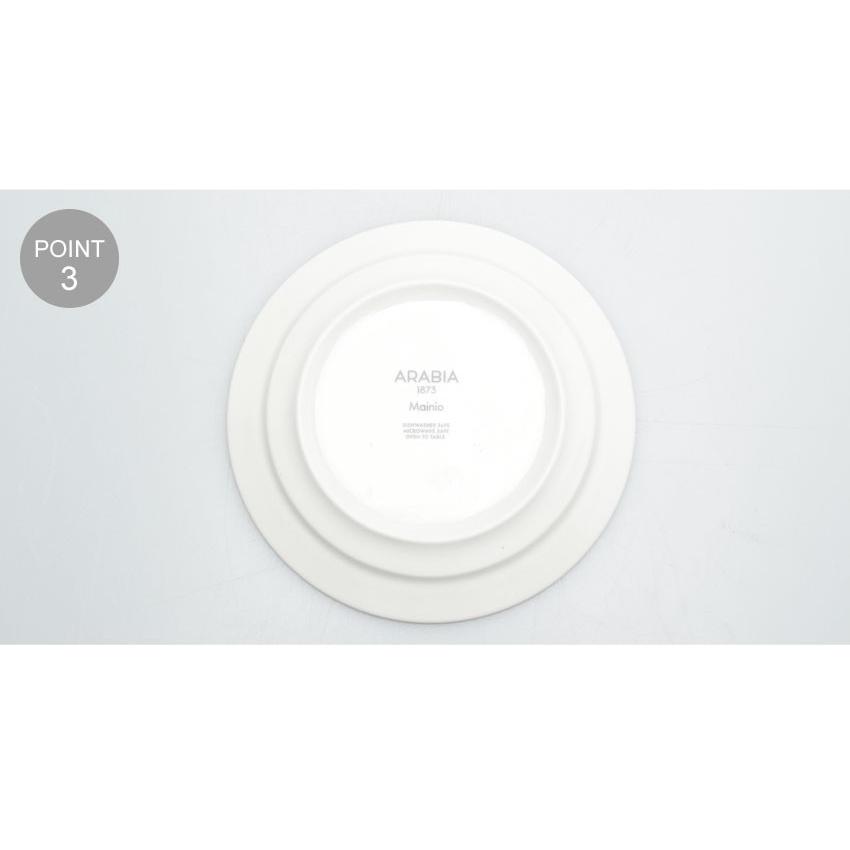 アラビア 食器 マイニオ プレート 15cm サラスタス ARABIA 1025647 ブラック 黒 雑貨 キッチン用品 磁器 北欧 プレート  ギフト | ARABIA | 03