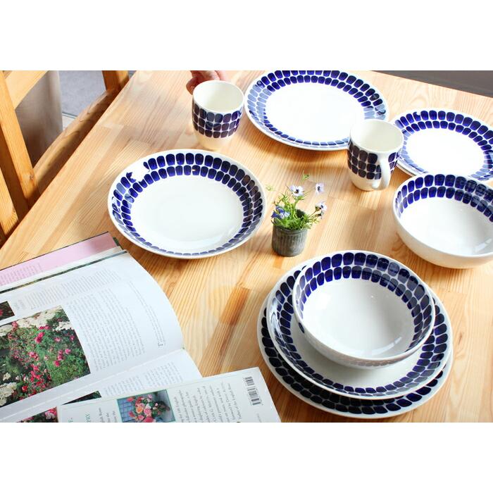 ARABIA（アラビア） 食器 トゥオキオ パスタ プレート 24cm ブルー