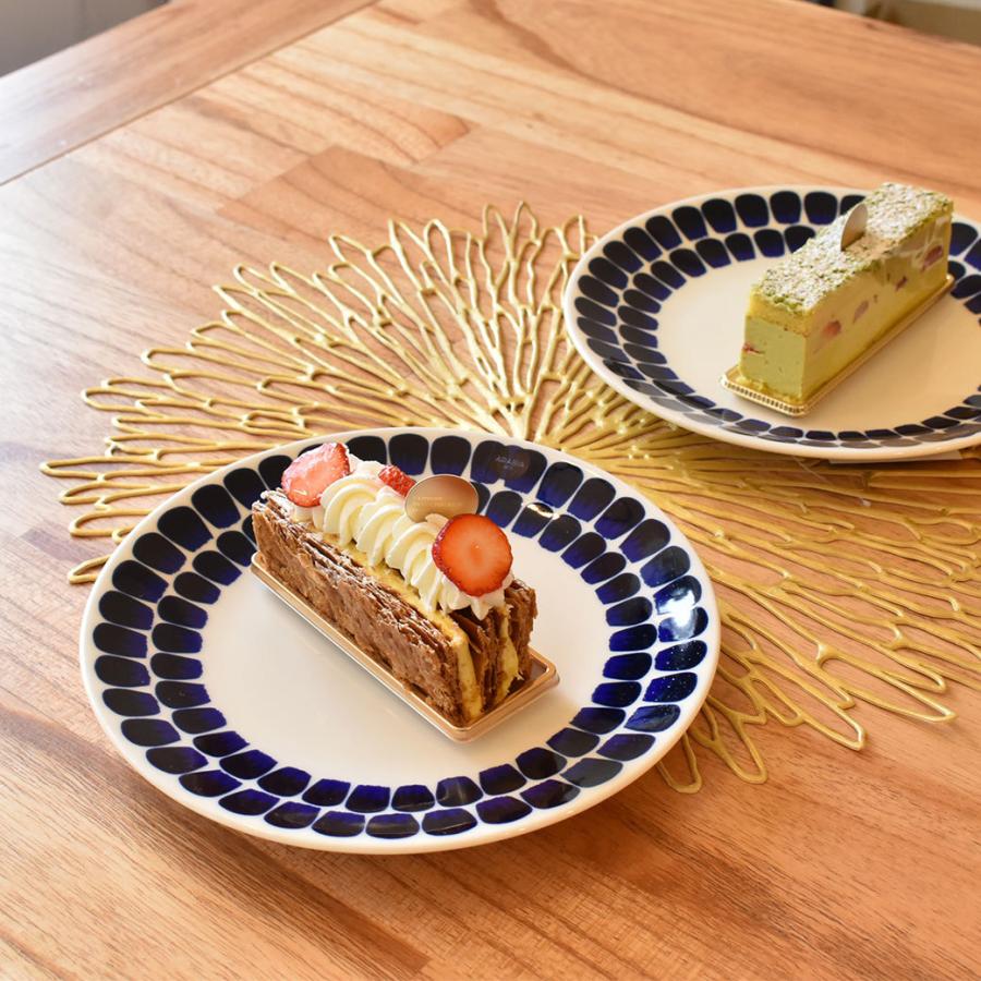 ARABIA（アラビア） 食器 トゥオキオ フラット プレート 20cm ブルー