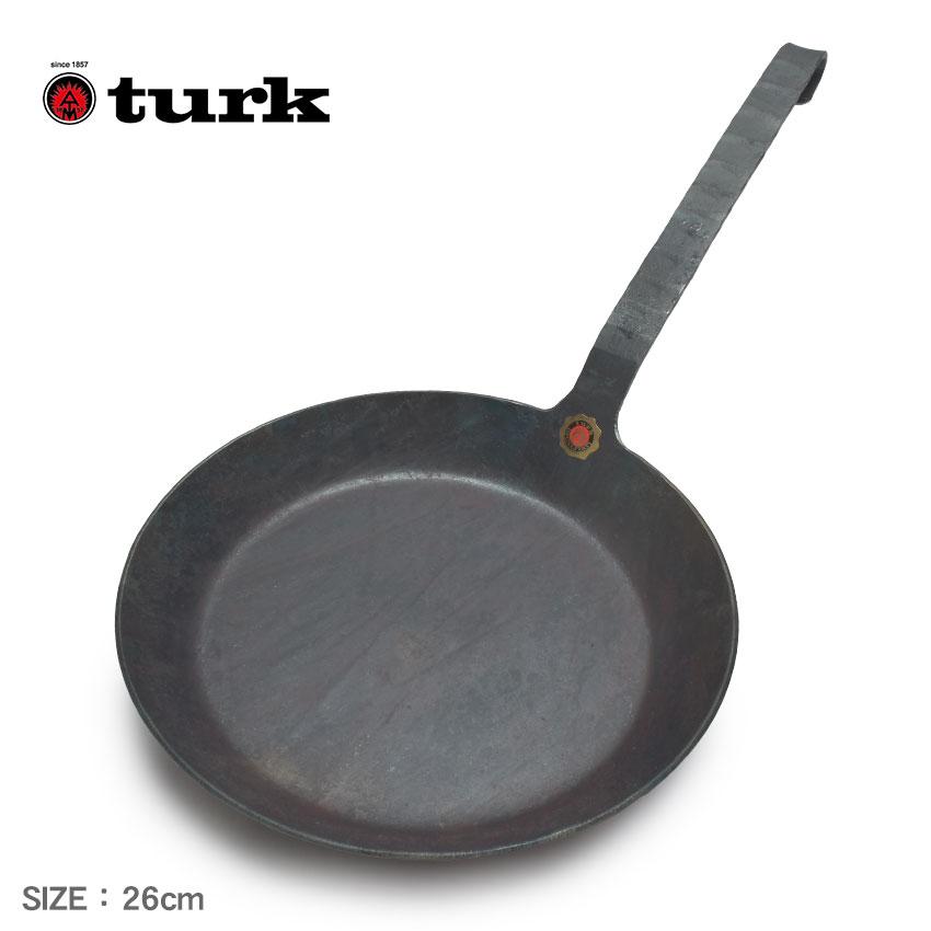 ターク フライパン turk 65526 ブラック 黒 フックハンドル 26cm