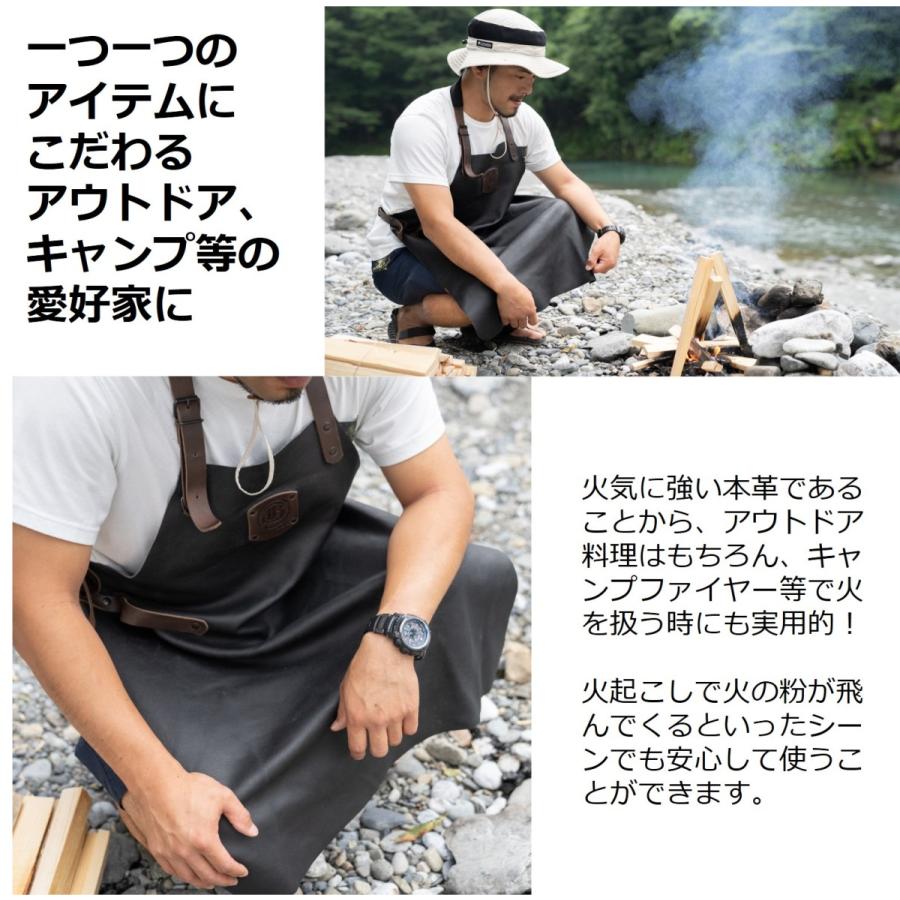 送料無料 レザーエプロン メンズ 男性用 本革 牛革 首掛け 欧州