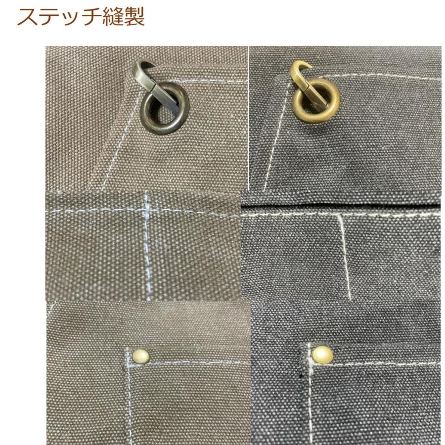 ワークエプロン キャンバス エプロン おしゃれ 帆布 綿 メンズ