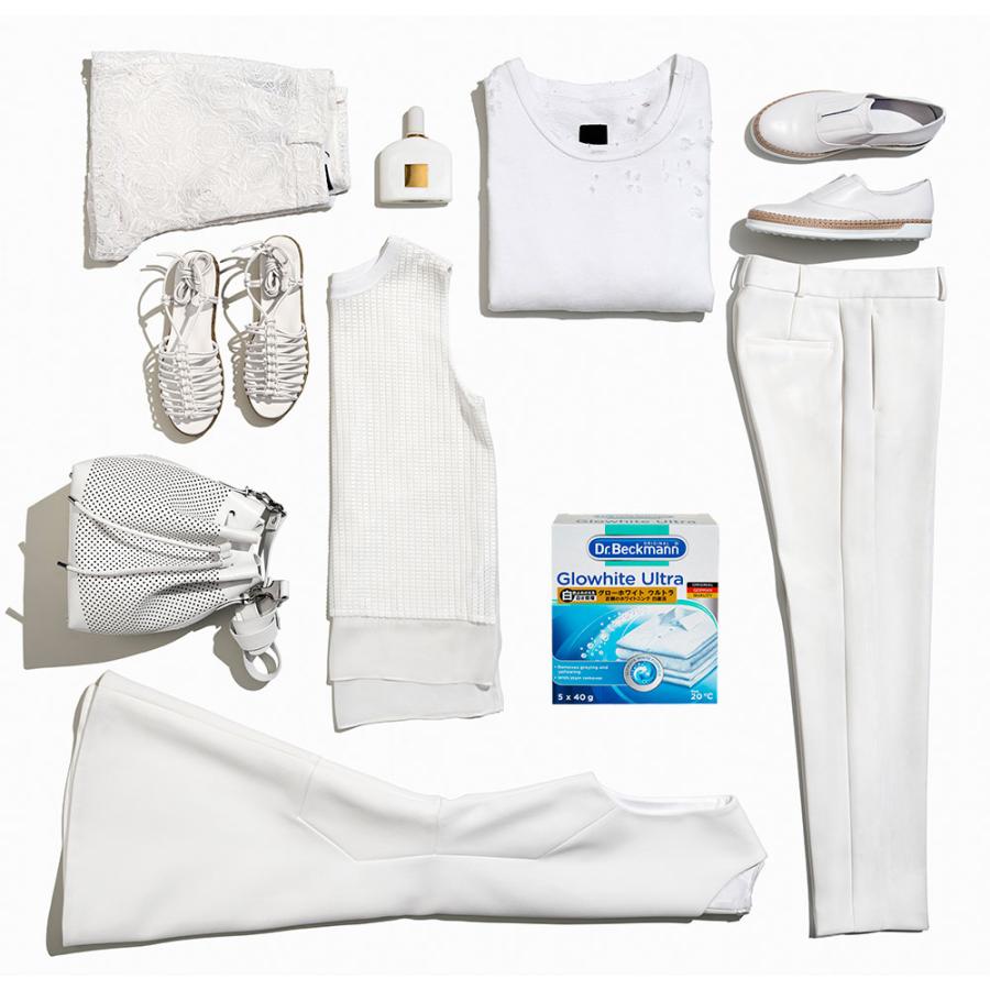 ドクター ベックマン グローホワイト ウルトラ 蛍光増白剤（酸素系漂白剤入り） 5包入り Dr. Beckmann  洗濯漂白剤 粉末 個包装 白物衣類 正規品 | Dr. Beckmann | 09