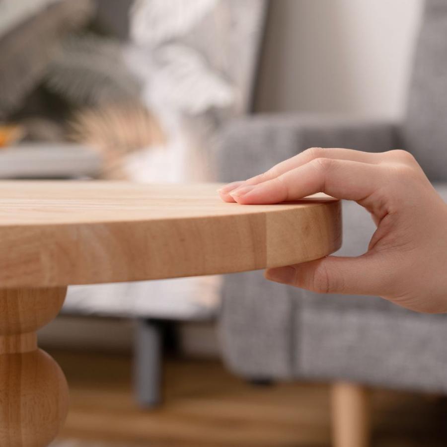 サイドテーブル ミニテーブル 丸 おしゃれ ナイトテーブル ナチュラル 北欧 ソファ ベッド パソコン 寝室 リビング PT-470 | 東谷 | 13