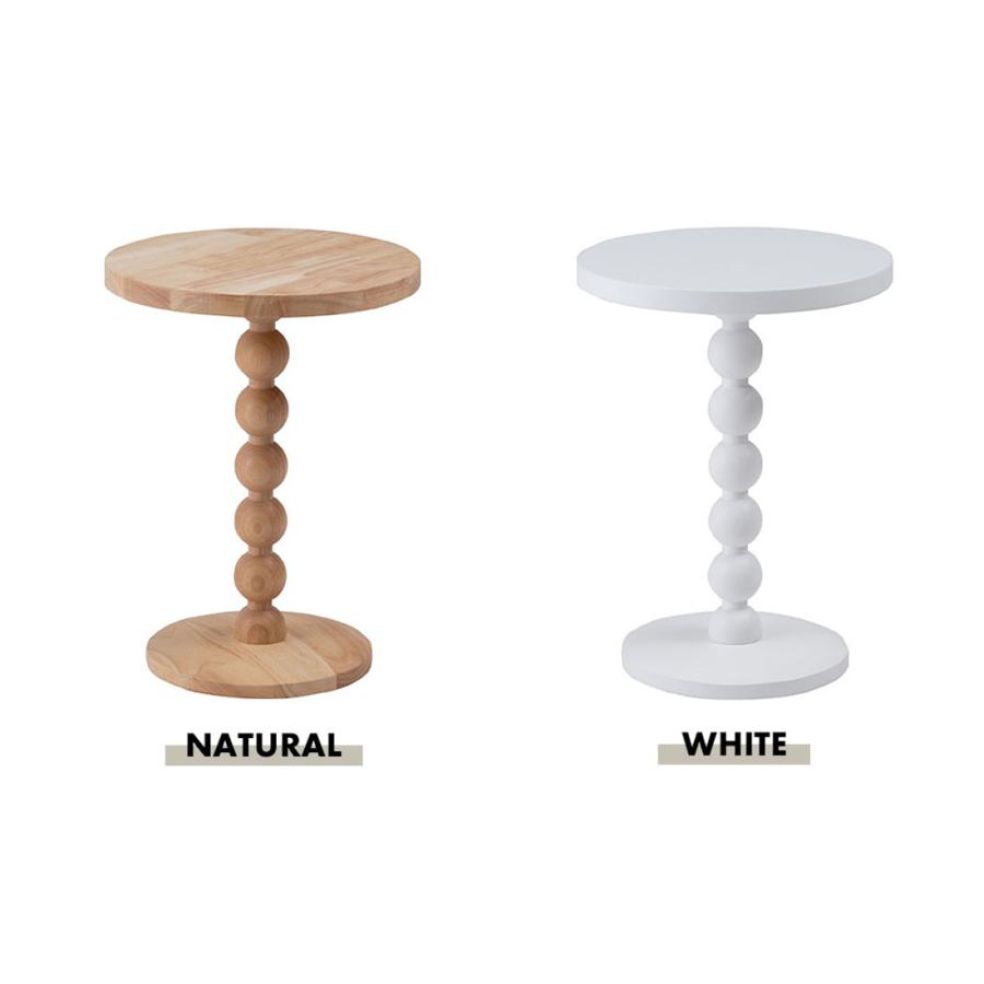 サイドテーブル ミニテーブル 丸 おしゃれ ナイトテーブル ナチュラル 北欧 ソファ ベッド パソコン 寝室 リビング PT-470 | 東谷 | 17