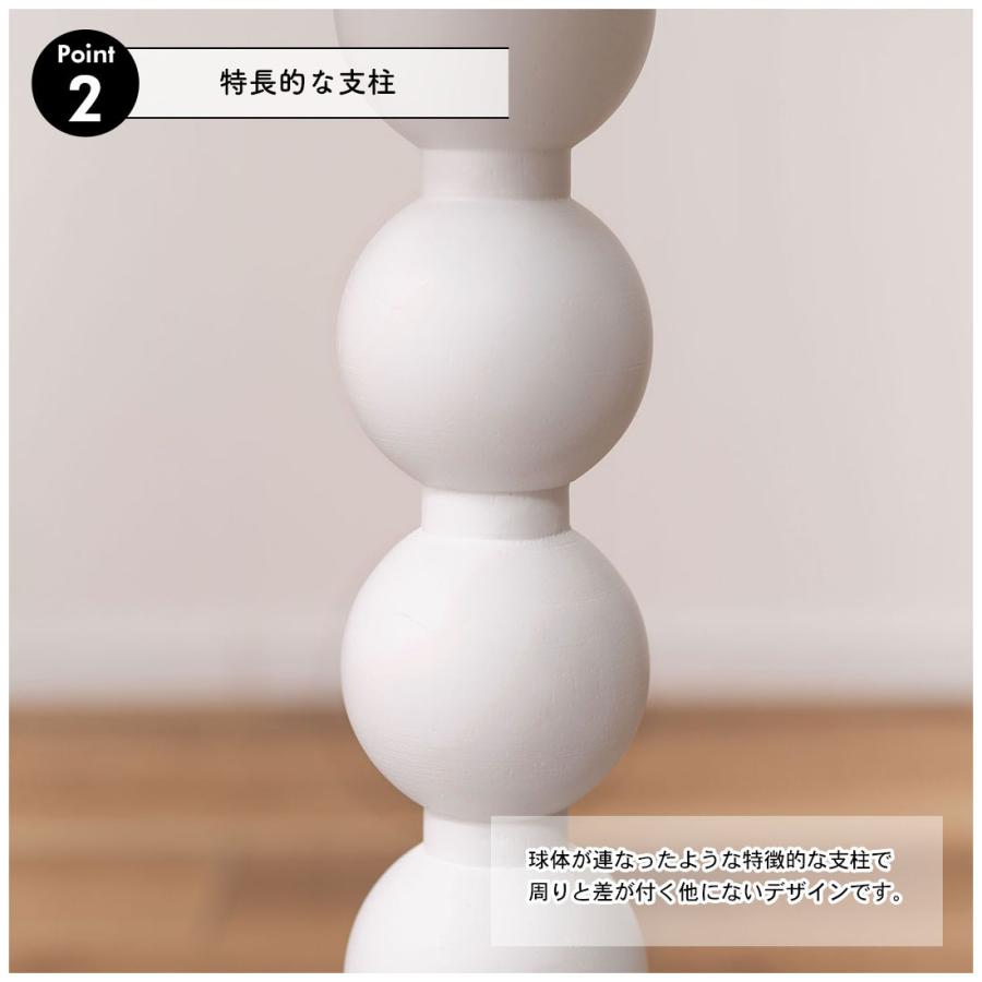 サイドテーブル ミニテーブル 丸 おしゃれ ナイトテーブル ナチュラル 北欧 ソファ ベッド パソコン 寝室 リビング PT-470 | 東谷 | 03