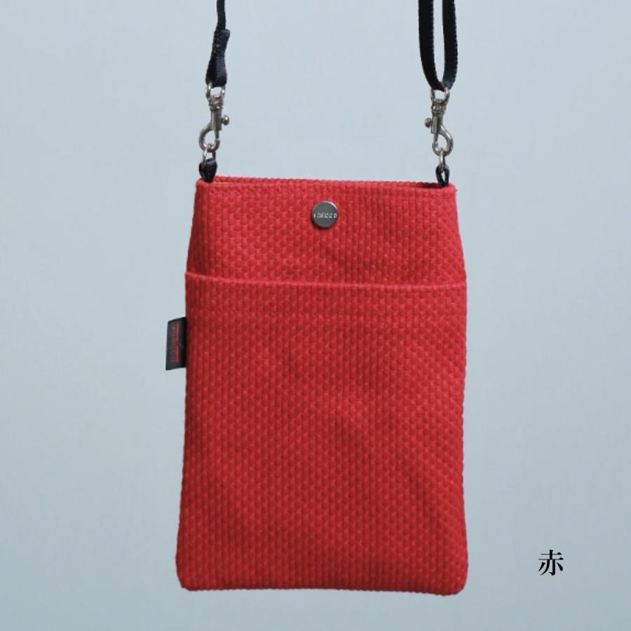 タネイ sasicco スマホポーチ スマホショルダー ミニショルダー 三河木綿 刺子織 小型 消防刺子 刺し子 コットン 綿 tanei 正規販売店 送料無料 |  | 06