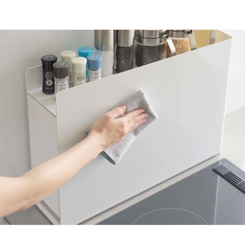 山崎実業 tower タワー 隠せる調味料ラック キッチン マグネット ラック 調味料 ホワイト ブラック 6003 6004 | tower | 03