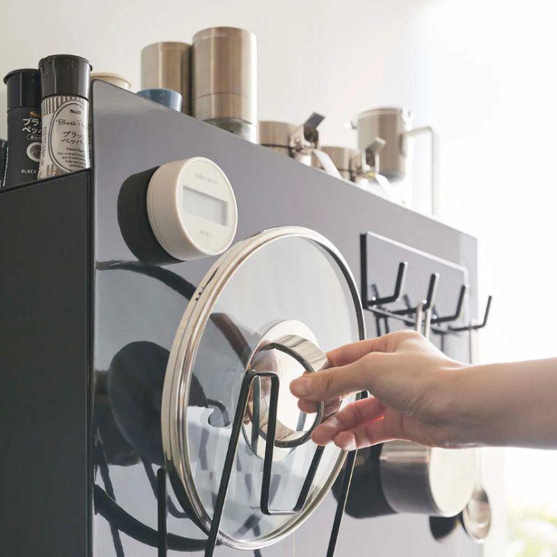 山崎実業 tower タワー 隠せる調味料ラック キッチン マグネット ラック 調味料 ホワイト ブラック 6003 6004 | tower | 05