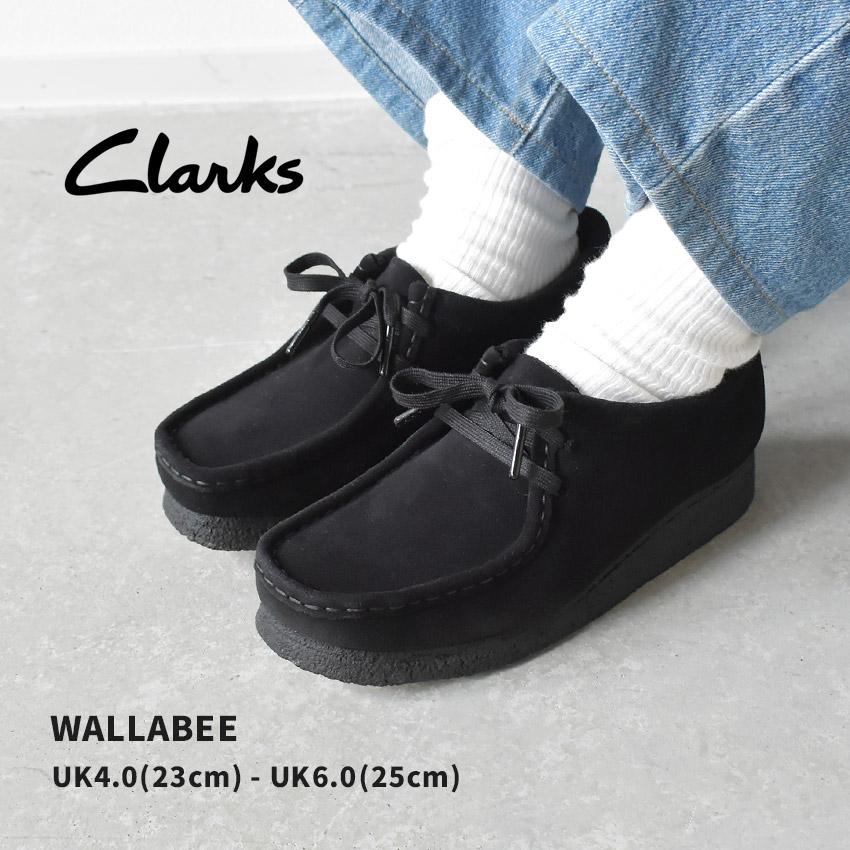 Clarks（クラークス） カジュアルブーツ レディース ワラビー ブラック