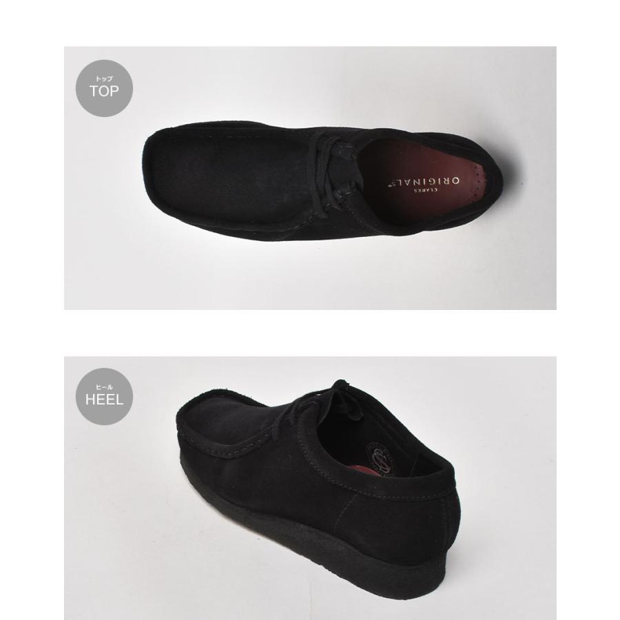 クラークス カジュアルブーツ メンズ ワラビー CLARKS ブラック 黒
