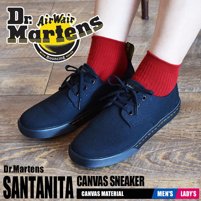 ドクターマーチン スニーカー サンタニタ Santanita レディース メンズ 黒 靴 Dr Martens レースアップ 定番 ローカット Z Sports Paypayモール店 通販 Paypayモール
