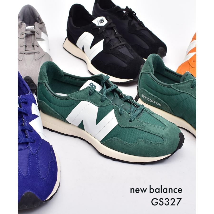 ニューバランス 327 スニーカー レディース キッズ ジュニア GS327 NEW BALANCE 青 靴 ローカット 本革｜z-sports｜14