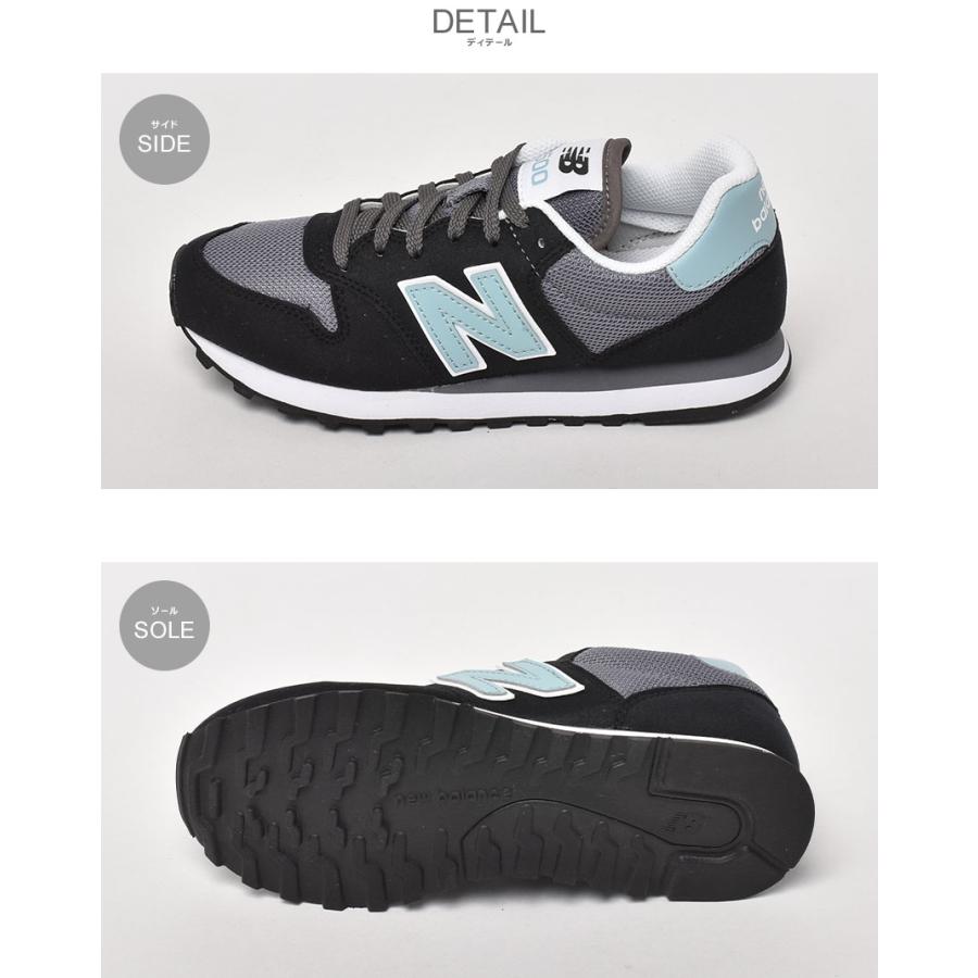 ニューバランス 500 スニーカー レディース GW500 NEW BALANCE GW500CB2 黒 ネイビー 紺｜z-sports｜06