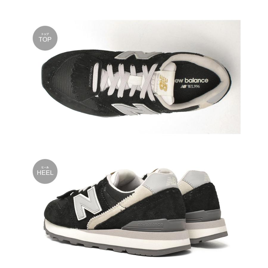 ニューバランス レディースWL996TS2 黒24㎝ New Balance ニューバランス スニーカー レディース WL996T NEW