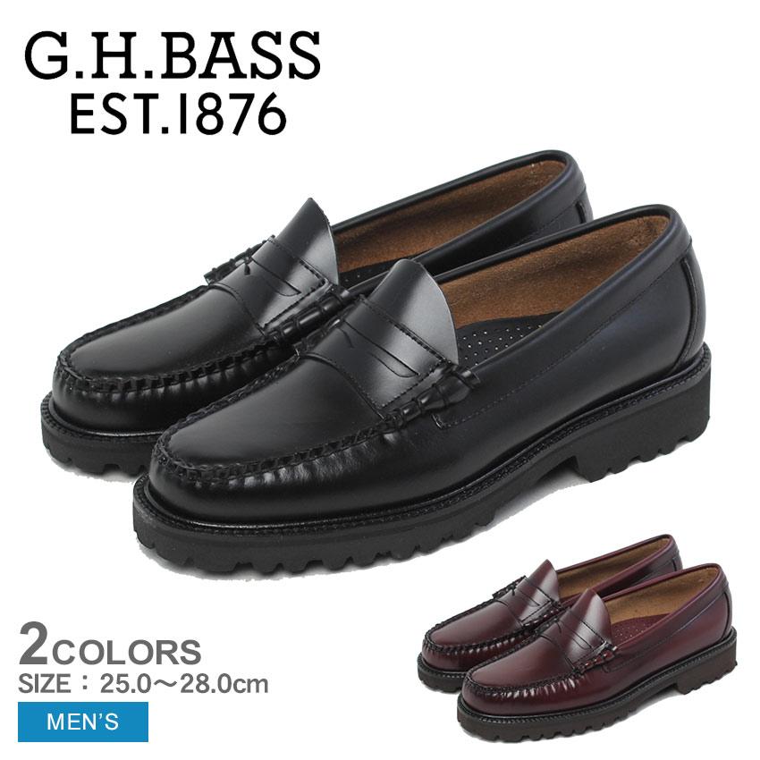 G.H.BASS（ジーエイチバス） ローファー メンズ ラーソン ラグ ウィー