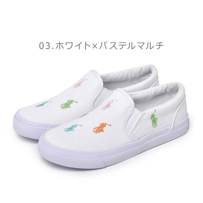 ポロ ラルフローレン スリッポン キッズ ジュニア 子供 KEATON SLIP ON POLO RALPH LAUREN ネイビー 紺 マルチ 靴｜z-sports｜07