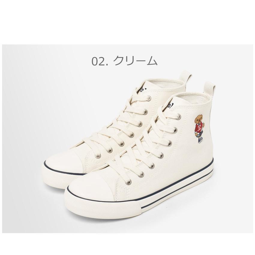 送料無料 ポロ ラルフローレン スニーカー レディース キッズ 子供 HAMPTYN HI II BEAR POLO RALPH LAUREN RF103725 RF103697｜z-sports｜05