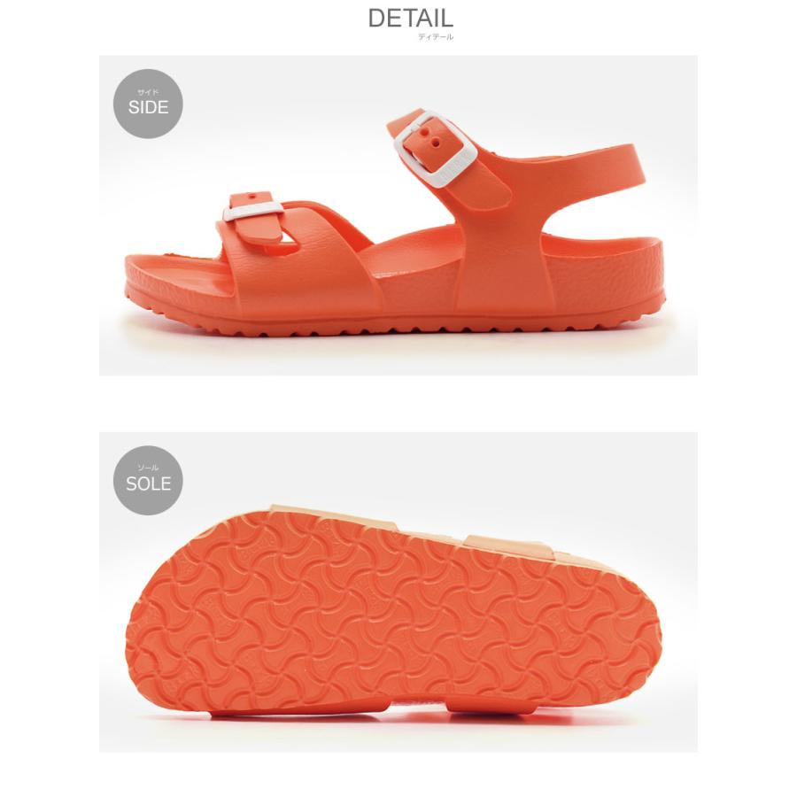 ビルケンシュトック サンダル キッズ ジュニア 子供 リオ EVA BIRKENSTOCK 1003537 126113 1015463 ピンク｜z-sports｜08