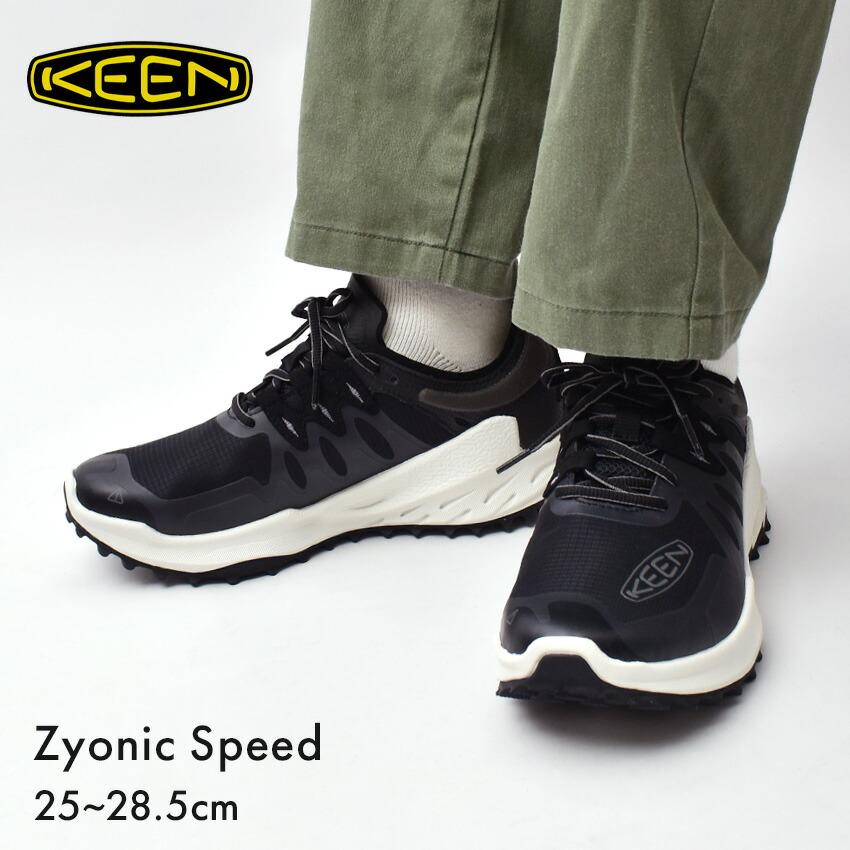 KEEN / ザイオオニック スピード/ハイキングシューズ/ローカットスニーカー/27cm/BLK/1028056 KEEN（キーン） ハイキングシューズ メンズ ザイオニック スピード 靴