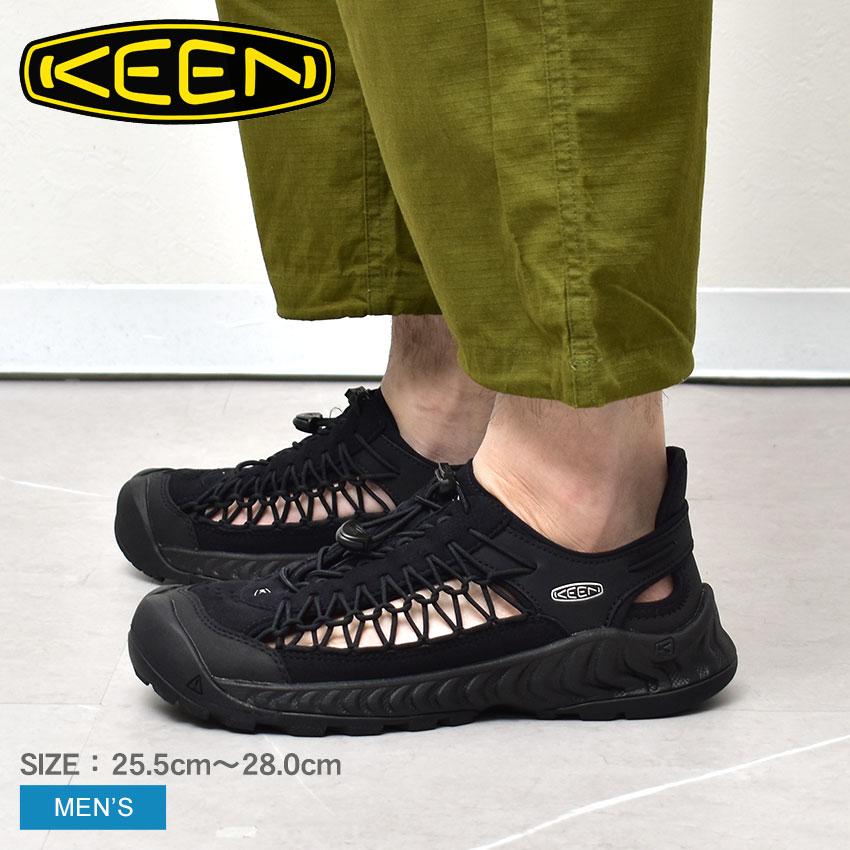 キーン スニーカー メンズ ユニーク ネクシス KEEN 1027285 ブラック 