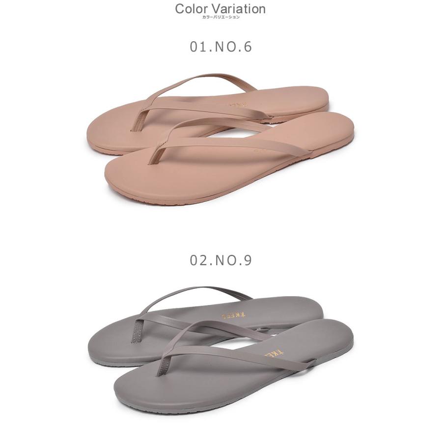 TKEES（ティキーズ） サンダル レディース SOLIDS TKEES 黒 ピンク