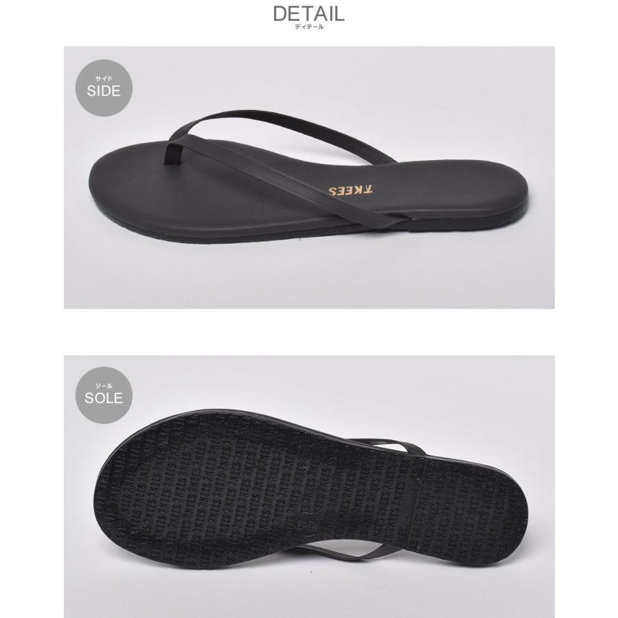 TKEES（ティキーズ） サンダル レディース SOLIDS TKEES 黒 ピンク