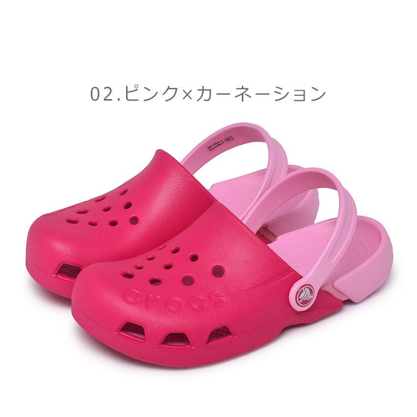 クロックス サンダル キッズ ベビー ジュニア 子供 登場大人気アイテム エレクトロ Crocs 海 靴 ネイビー 軽量 シューズ ピンク ブルー