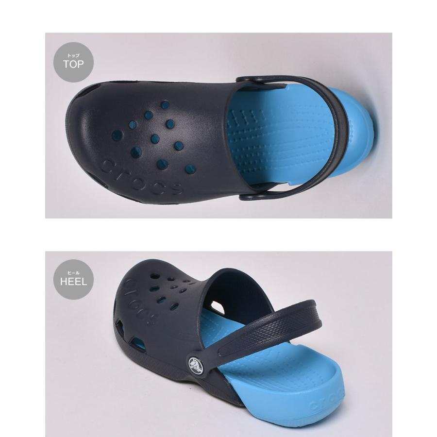 クロックス サンダル キッズ ベビー ジュニア 子供 登場大人気アイテム エレクトロ Crocs 海 靴 ネイビー 軽量 シューズ ピンク ブルー