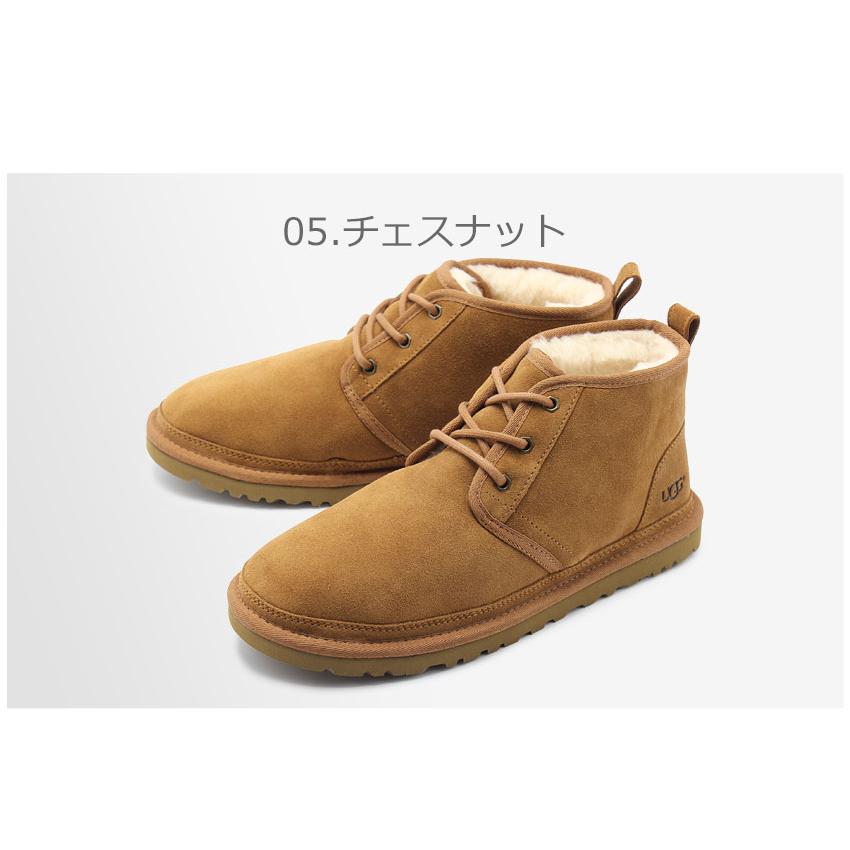 アグ ムートンブーツ メンズ レディース ニューメル UGG 3236 ブラック 黒 ブラウン 茶 ショートブーツ シープスキン ブランド｜z-sports｜17