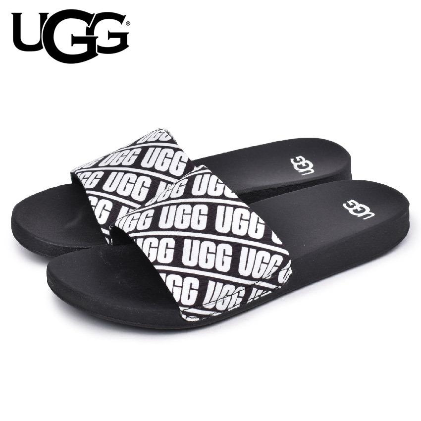 アグ サンダル レディース キッズ ジュニア 子供 K ビーチ スライド Ugg k ブラック 黒 オフィス ぺたんこ つっかけ 海 Z Sports Paypayモール店 通販 Paypayモール