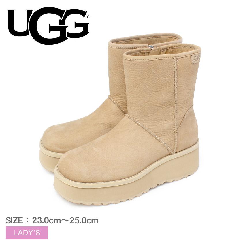未使用　新品　UGG モコモコ　厚底　ブーツ UGG（アグ） ブーツ レディース シティファンク ミッド UGG 1163030