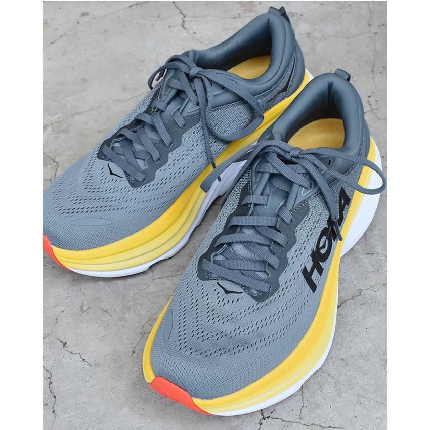 ホカオネオネ ボンダイ 8 スニーカー メンズ ランニングシューズ 靴 HOKA ONEONE Bondi 8 1123202 ブラック 黒 ブルー 青 父の日 プレゼント ギフト｜z-sports｜14