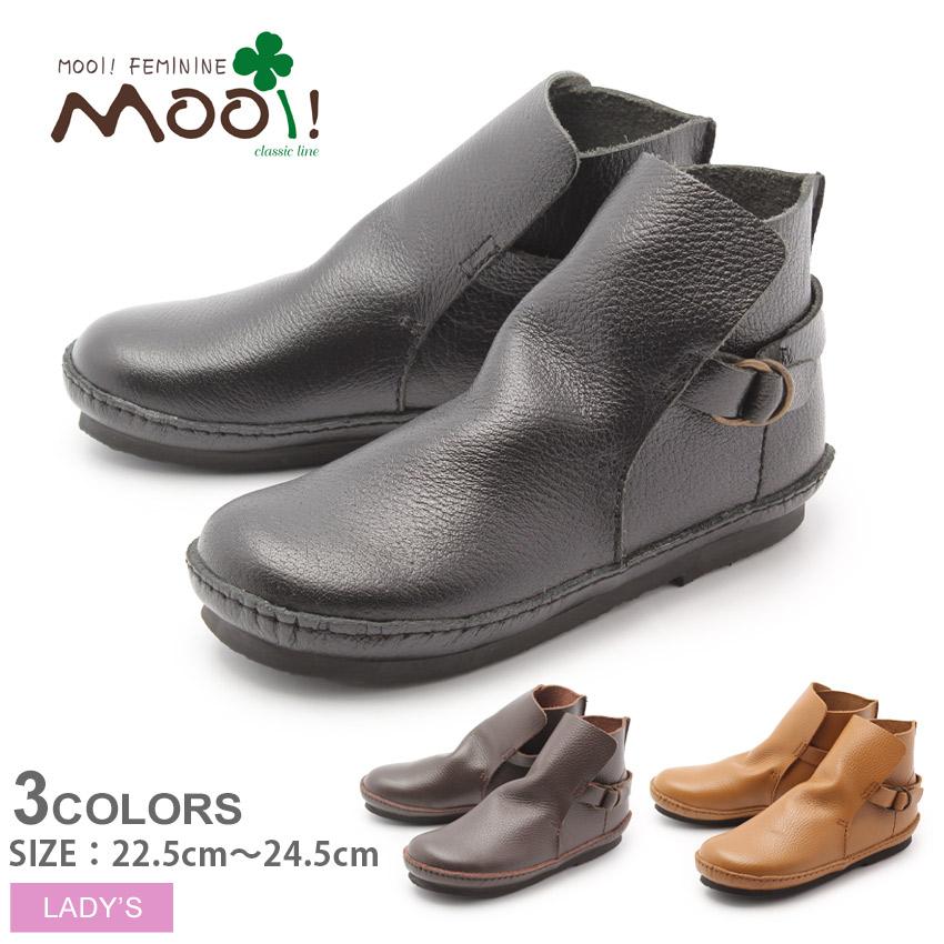 モーイ フェミニン ショートブーツ レディース 本革アンクルブーツ Mooi Feminine Mf323 ブラック 黒 ブラウン 茶 靴 本革 定番 Z Sports Paypayモール店 通販 Paypayモール