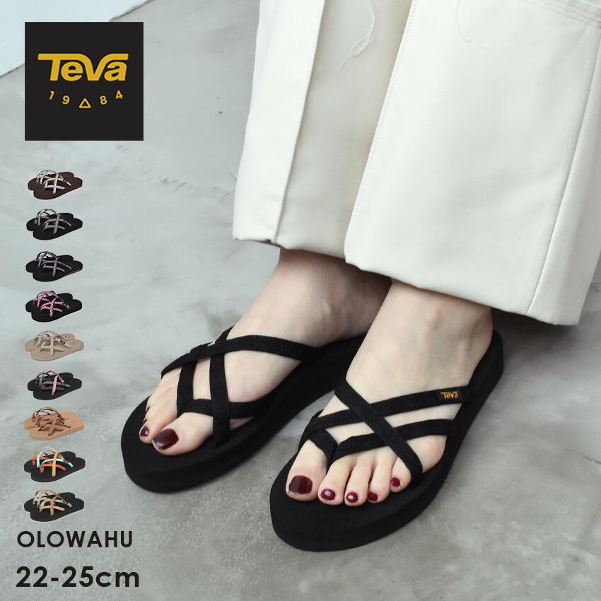 Teva（テバ） サンダル レディース オロワフ TEVA 684013 ブラック 黒
