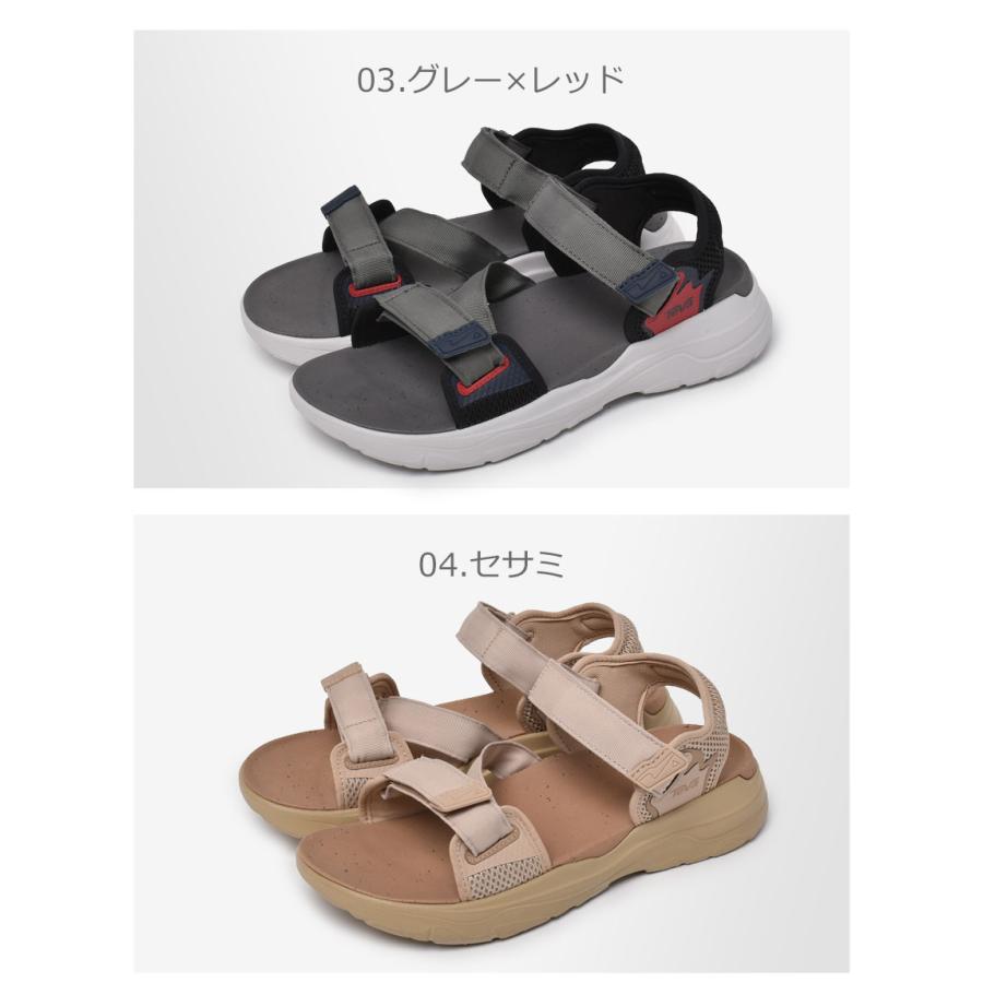 最終値下げ　テバ　グレー スポーツ　サンダル ストラップ Teva テバ サンダル メンズ TEVA 1124073 ブラック 黒 グレー