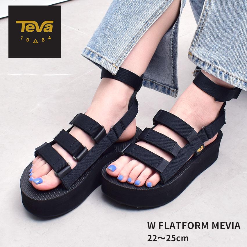 Teva（テバ） サンダル レディース W フラットフォーム メビア TEVA