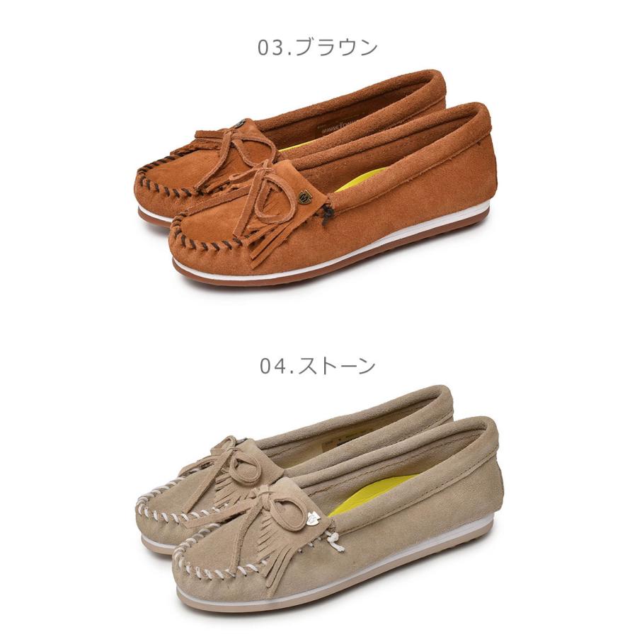 Minnetonka（ミネトンカ） モカシンシューズ レディース キルティ