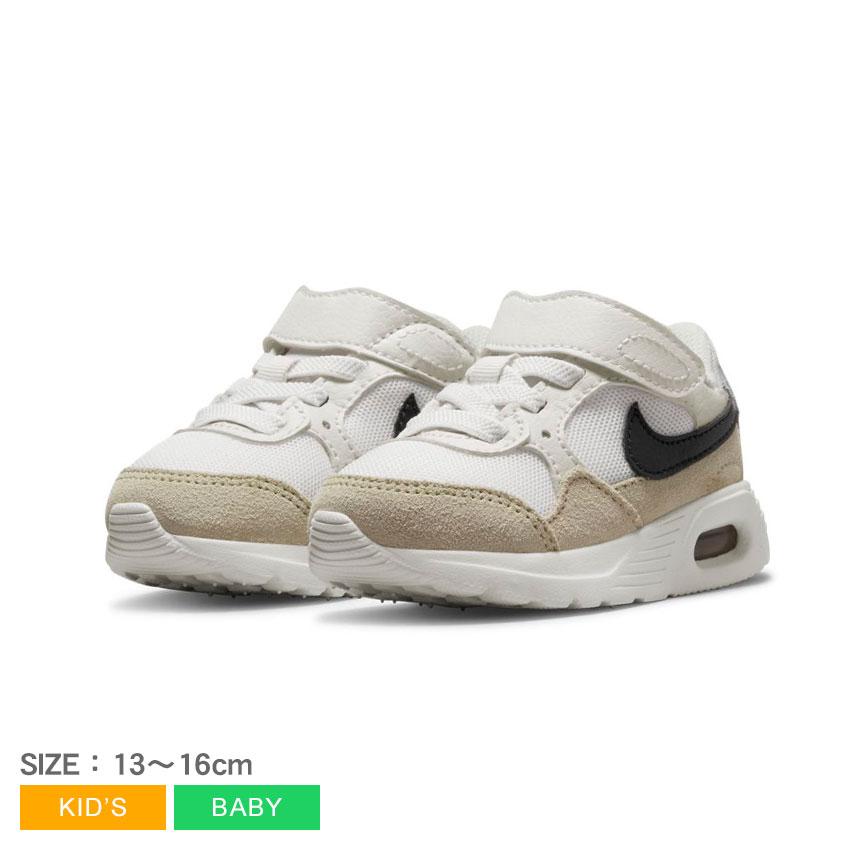 競売 ナイキ スニーカー キッズ ベビー ジュニア 子供 エアマックス Sc Tdv Nike Cz5361 010 ベージュ ブラック 黒 男の子 女の子 靴