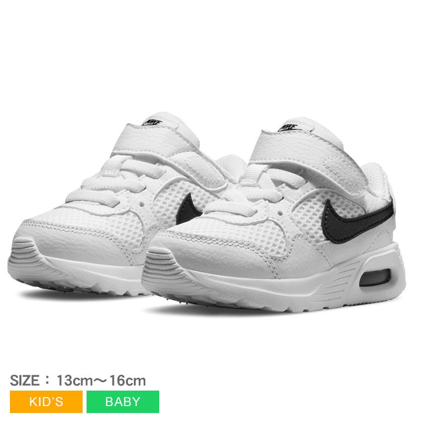 ナイキ スニーカー キッズ ベビー ジュニア 子供 エアマックス Sc Tdv Nike Cz5361 102 ブラック 黒 ホワイト 白 男の子 女の子 高い素材