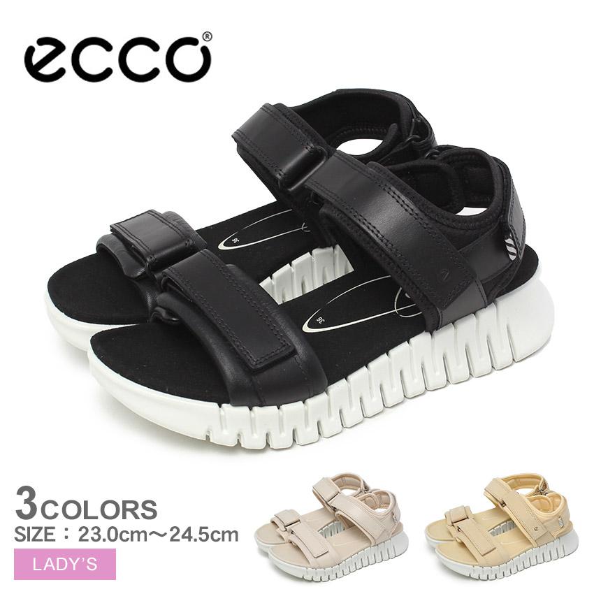 ecco（エコー） サンダル レディース GRUUV SOL ECCO 213103 ブラック 