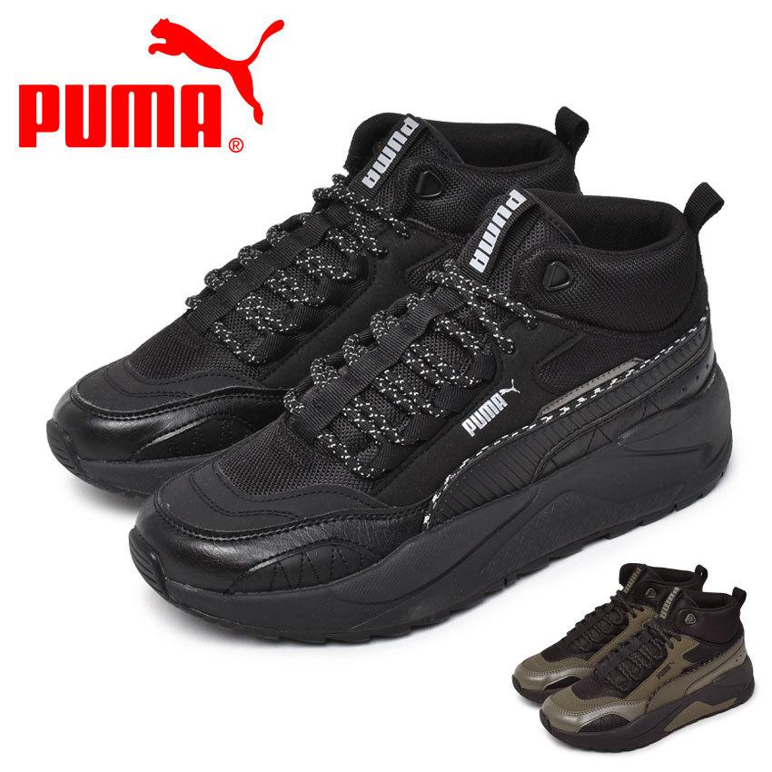 プーマ スニーカー メンズ エックスレイ 2 スクエアミッド Wtr Puma 3730 ブラック 黒 カーキ 靴 シューズ 通勤 通学 おしゃれ Z Sports Paypayモール店 通販 Paypayモール