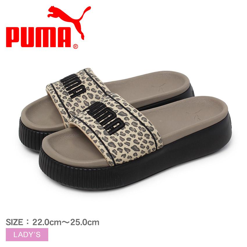PUMA（プーマ） サンダル レディース プラットフォーム スライド レオ