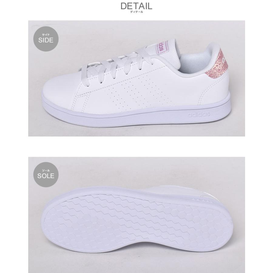 アディダス スニーカー レディース キッズ ジュニア 子供 アドバンコート スネーク K Adidas Btp40 ホワイト 白 ピンク 女の子 Z Sports Paypayモール店 通販 Paypayモール