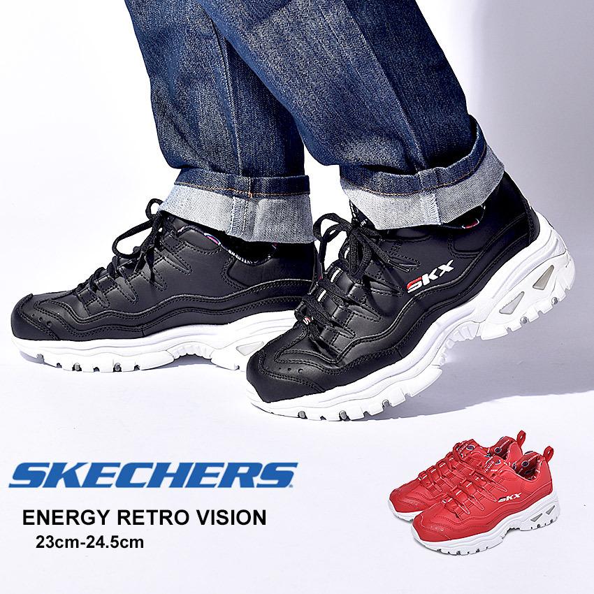 スケッチャーズ SKECHERS スニーカー レディース ENERGY RETRO VISION 13425 靴 シューズ ダッドシューズ ダッドスニーカー おしゃれ｜z-sports