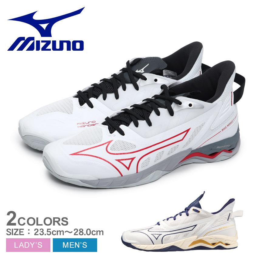 まみ　803530ホワイトカラー MIZUNO（ミズノ） ハンドボールシューズ メンズ レディース ウエーブ