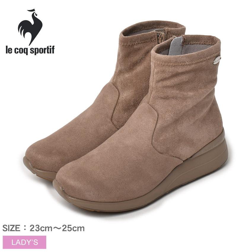ルコック スポルティフ ブーツ レディース アンジェ Ii Le Coq Sportif Qz3ujdbg ベージュ カジュアル ショート シューズ 防滑 Z Sports ヤフーショッピング店 通販 Yahoo ショッピング