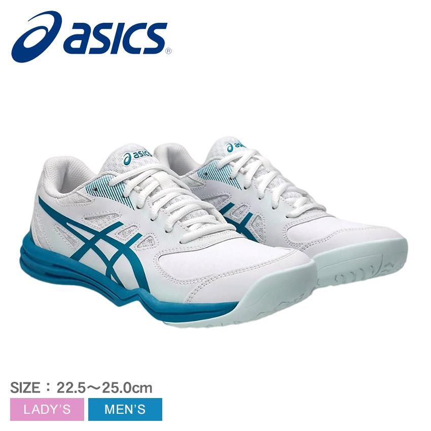 On テニスシューズ ホワイト/ブルー ASICS（アシックス） テニスシューズ メンズ レディース コート