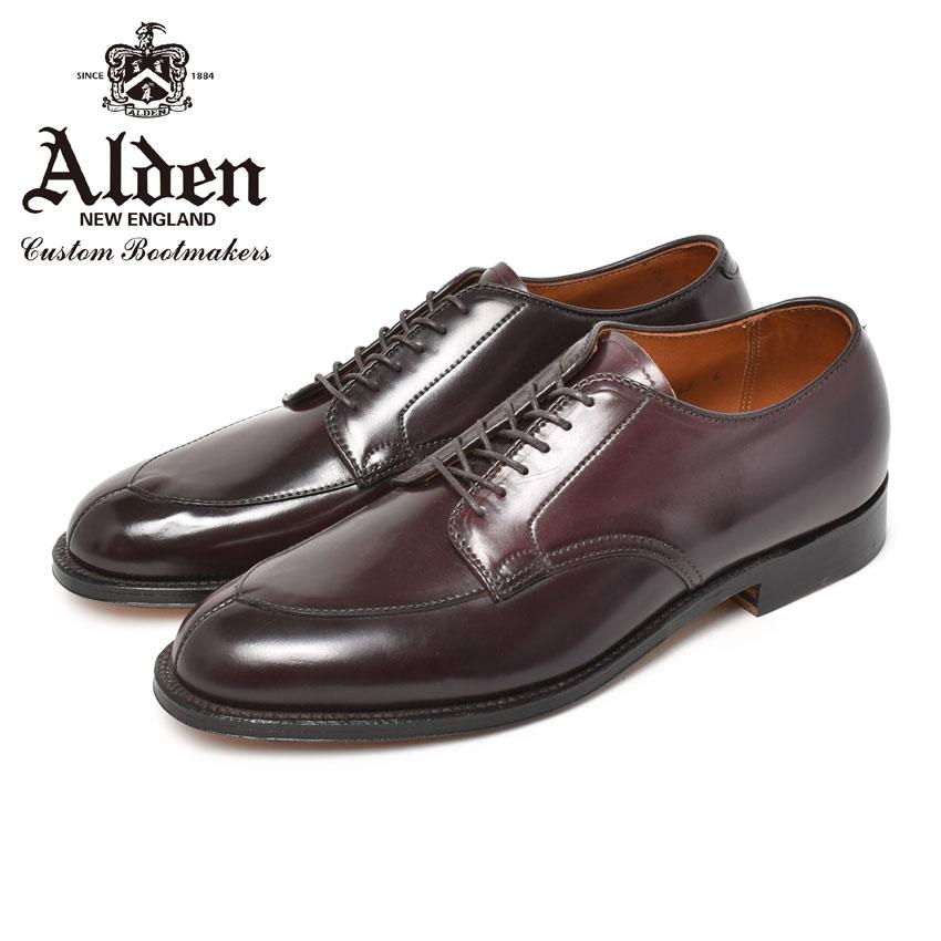ALDEN（オールデン） メンズ STRINGATA CORDOVAN ALDEN D6616 ワイン