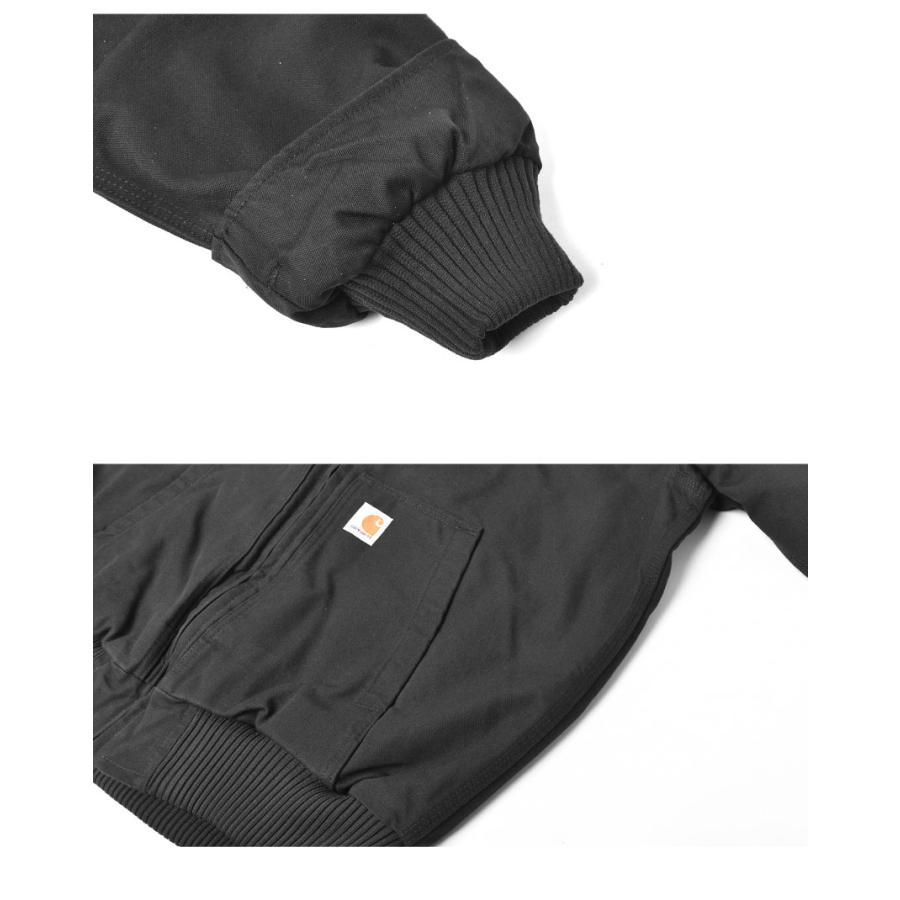 カーハート ジャケット メンズ WASHED DUCK INSULATED ACTIVE JACKET CARHARTT 104050 ブラック 黒 ブラウン 茶 トップス ウェア｜z-sports｜08